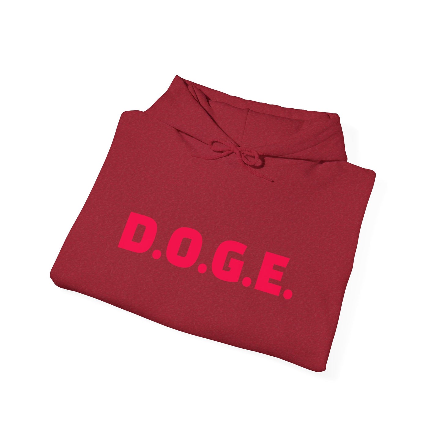 RED D.O.G.E. Unisex Heavy Blend™ Hooded Sweatshirt - Department of Government Efficiency.