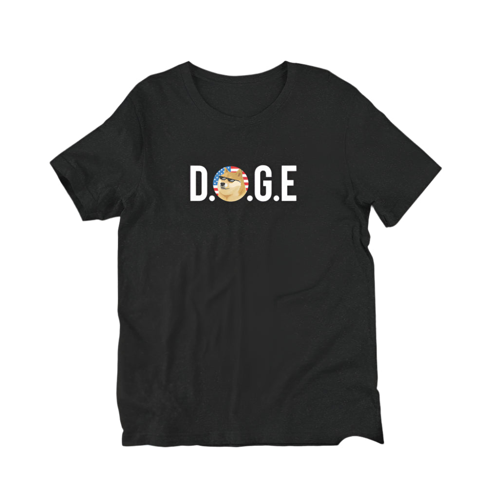 Doge Tee, Doge T-shirt, Doge shirt featuring Department of Government Efficiency (D.O.G.E.) 