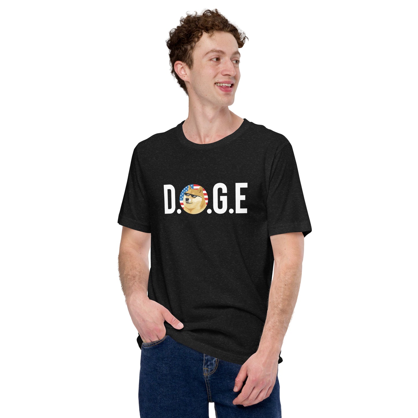 Doge Tee, Doge T-shirt, Doge shirt featuring Department of Government Efficiency (D.O.G.E.) 